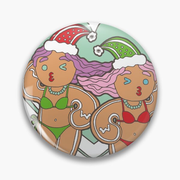 Item preview, Gingerbread Lesbian Lover- Couple of the Year | White Background | Curious Eyeball designed and sold by CuriousEyeball.
