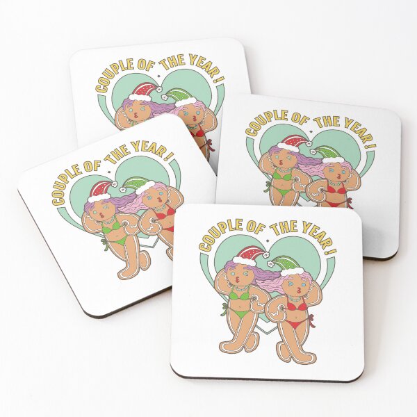 Item preview, Gingerbread Lesbian Lover- Couple of the Year | White Background | Curious Eyeball designed and sold by CuriousEyeball.