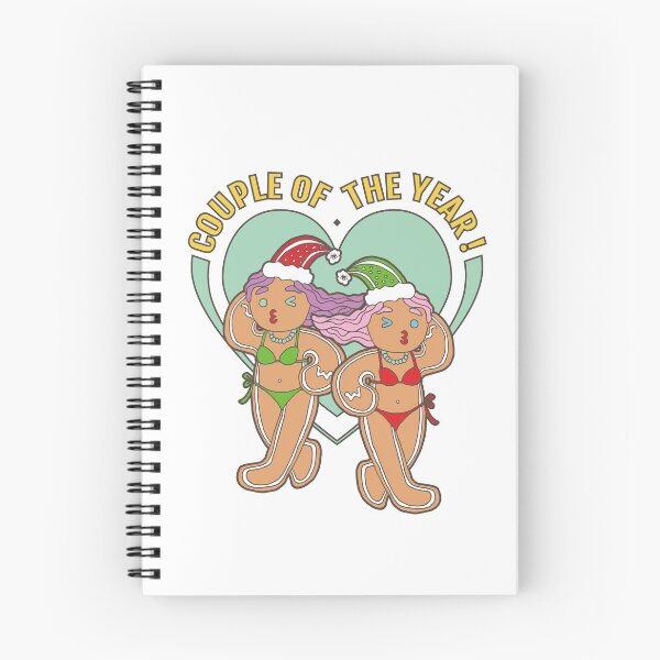 Item preview, Gingerbread Lesbian Lover- Couple of the Year | White Background | Curious Eyeball designed and sold by CuriousEyeball.