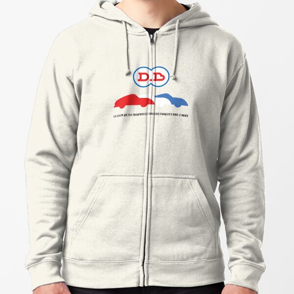 DB Panhard victorious French colours Zipped Hoodie