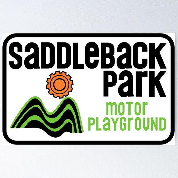 Item preview, Saddleback Park Motor Playground Logo (Color) designed and sold by racerspitstop.