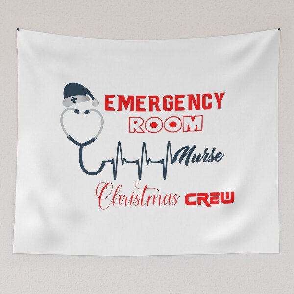 Item preview, Emergency Room Nurse Christmas Crew designed and sold by AmethystMurad.