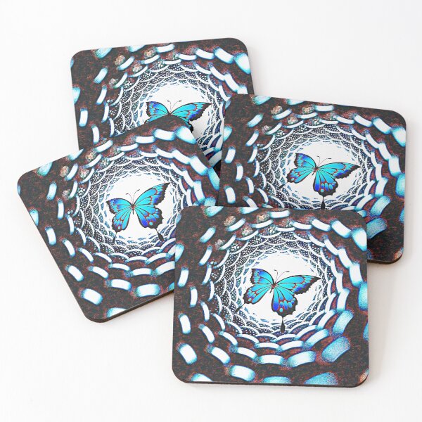 Item preview, Butterfly flying into a portal, butterfly effect designed and sold by helenkaiy.