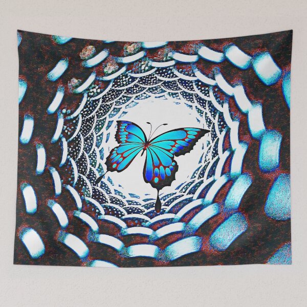 Item preview, Butterfly flying into a portal, butterfly effect designed and sold by helenkaiy.