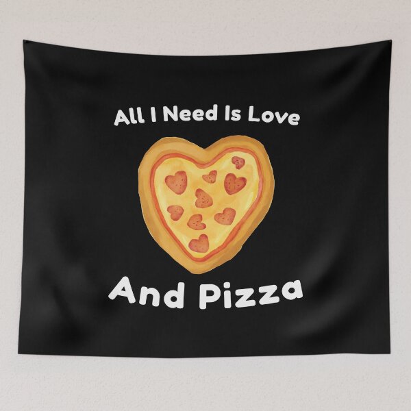 Item preview, All I Need Is Love And Pizza Cute Pizza Heart designed and sold by Scratches Tees.