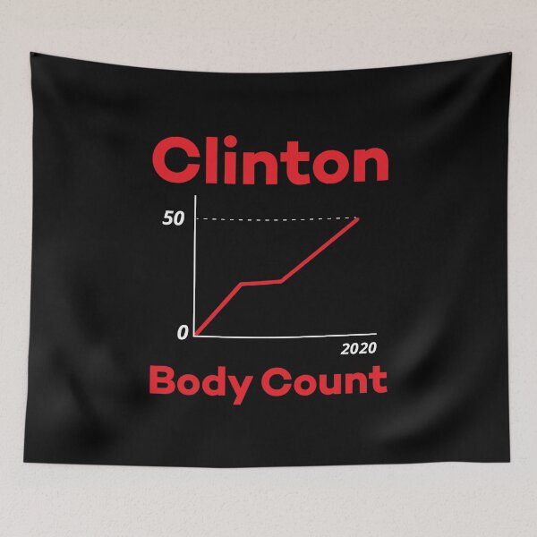 Item preview, Clinton Body Count 50 Graph designed and sold by Scratches Tees.