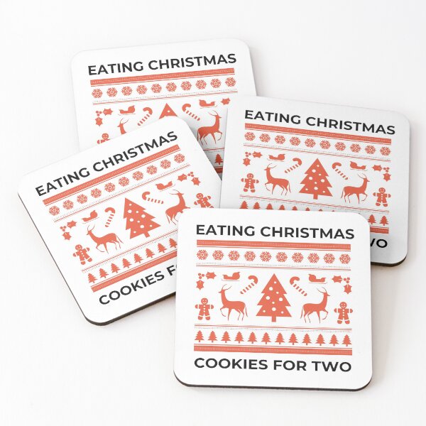 Item preview, Eating Christmas Cookies for Two designed and sold by nipsday.