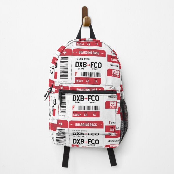 Item preview, DXB-FCO horizontal Fly Fab designed and sold by graziellostesso.
