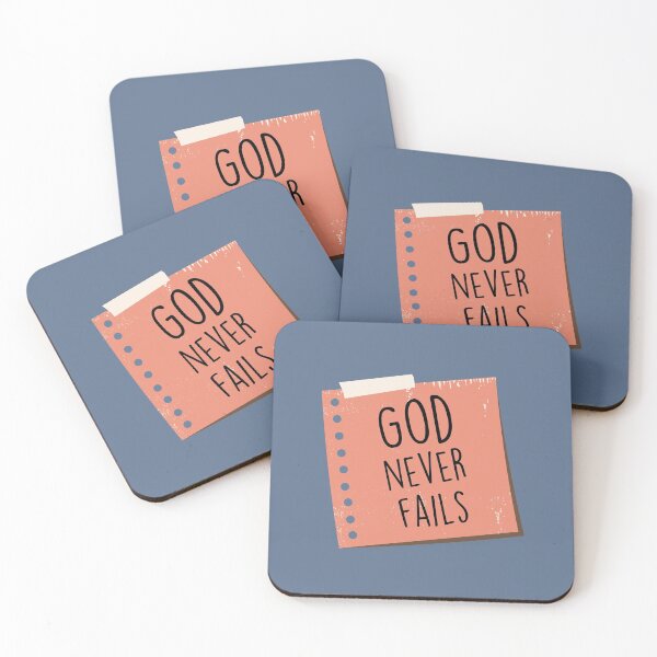 Item preview, God Never Fails designed and sold by plocreative.