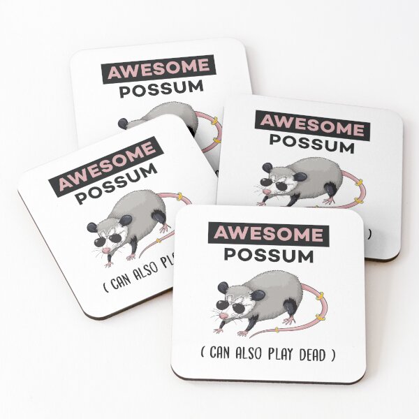 Item preview, Awesome Possum Can Also Play Dead Funny Pun designed and sold by Scratches Tees.