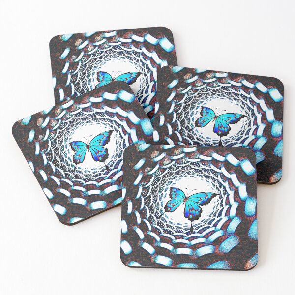 Item preview, Butterfly flying into a portal, butterfly effect designed and sold by helenkaiy.