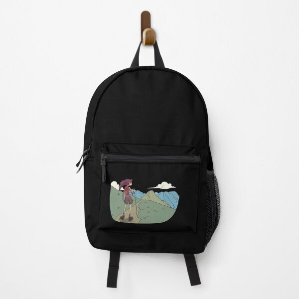 Item preview, Girl hiking in mountains to the peak designed and sold by Monkey Ful.