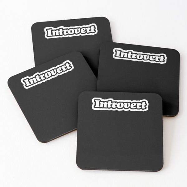 Item preview, Introvert simple text  designed and sold by Wordoncloth.