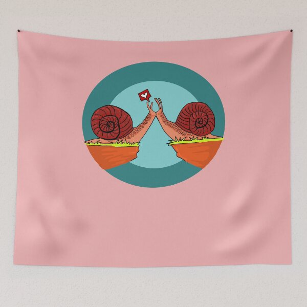Item preview, snails kissing designed and sold by MYNAMEISSSOZI.