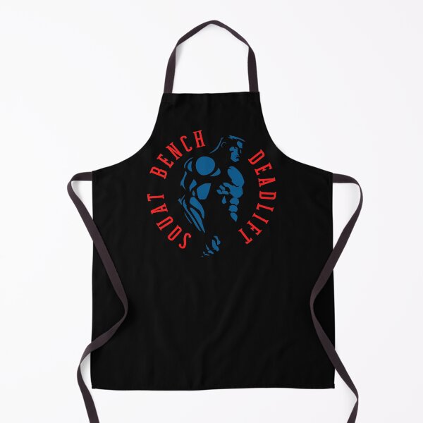 Artikelvorschau, SQUAT BENCH DEADLIFT Jacked Rot/Marineblau entworfen und verkauft von HeavyLiftGift.