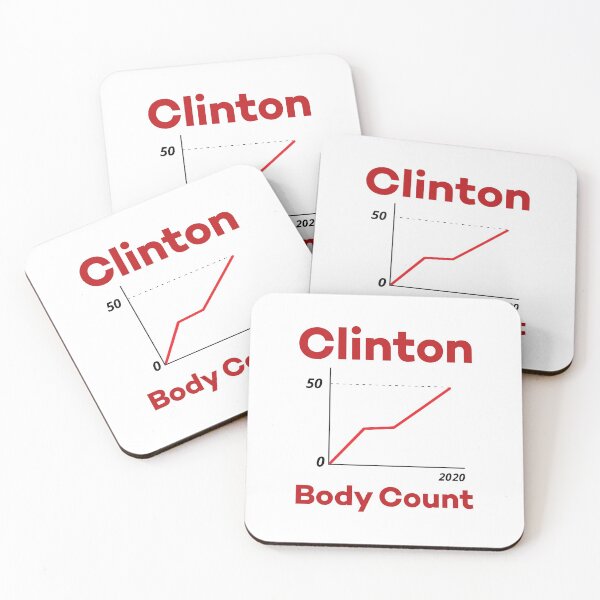 Item preview, Clinton Body Count 50 Graph designed and sold by Scratches Tees.