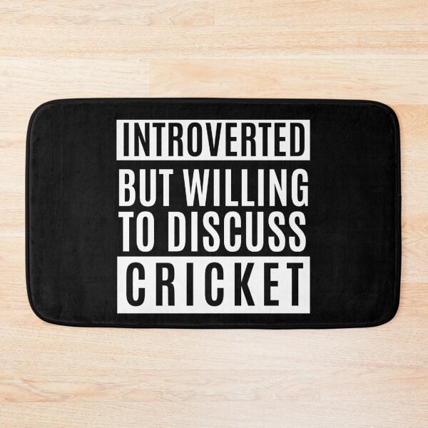 Item preview, Introverted But Willing To Discuss Cricket designed and sold by m95sim.