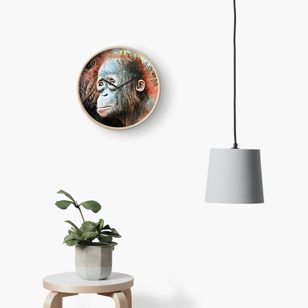 Item preview, Clock designed and sold by OrangutanDad.
