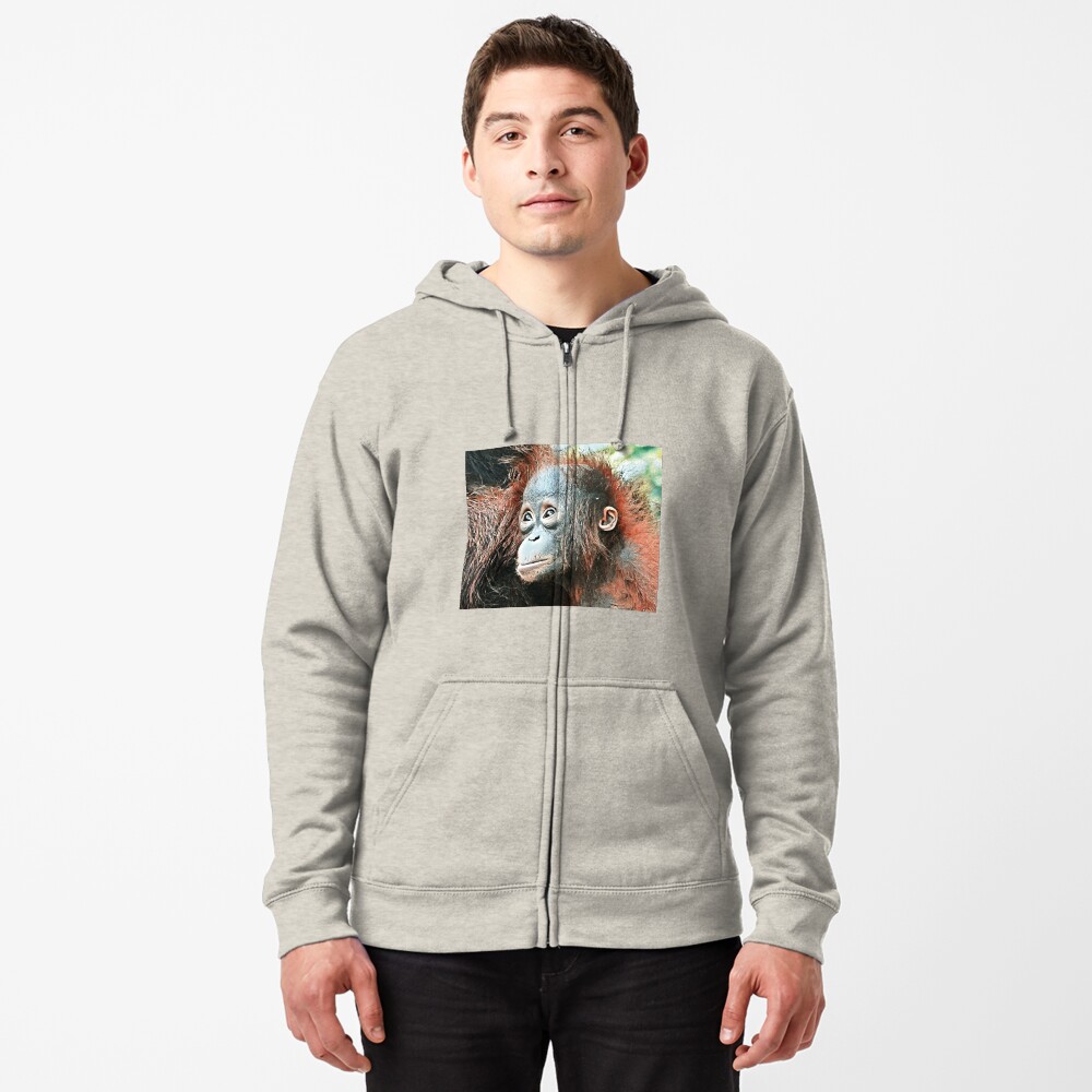 Item preview, Zipped Hoodie designed and sold by OrangutanDad.