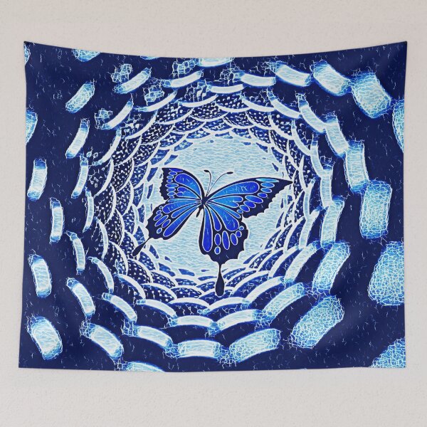Item preview, Butterfly flying into a portal, butterfly effect designed and sold by helenkaiy.