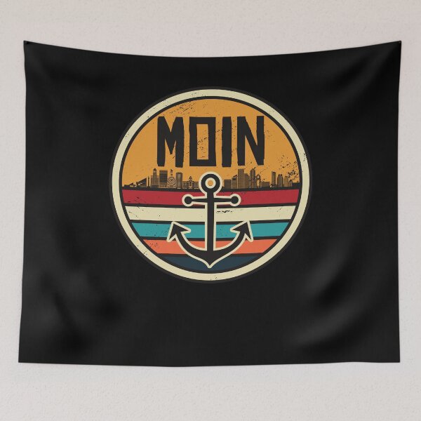 Item preview, Moin Anker Wi Snackt Platt Low German gift designed and sold by Renergie.