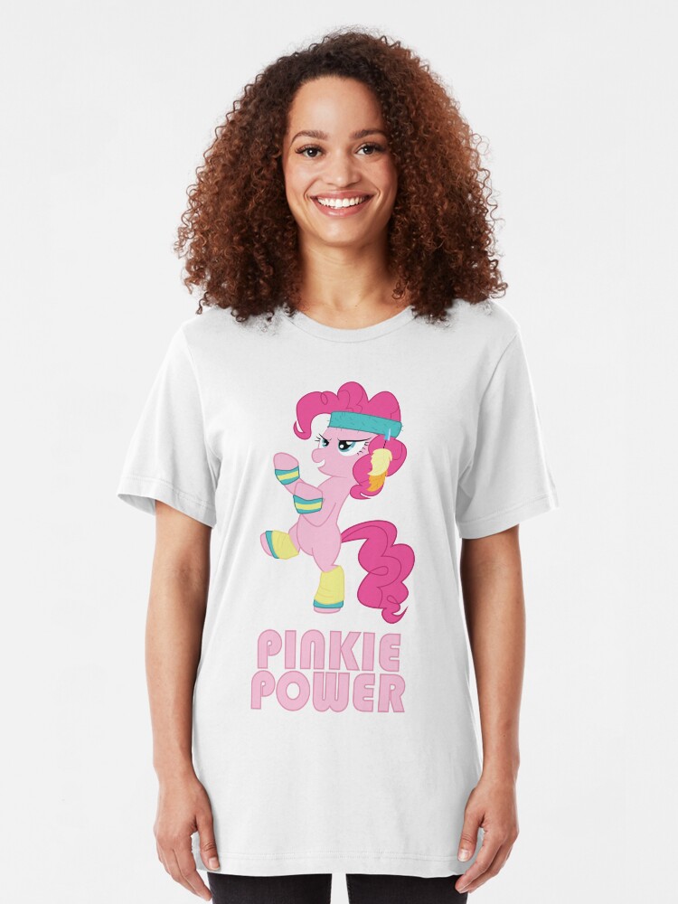 Alternate view of Pinkie Pie Power Slim Fit T-Shirt