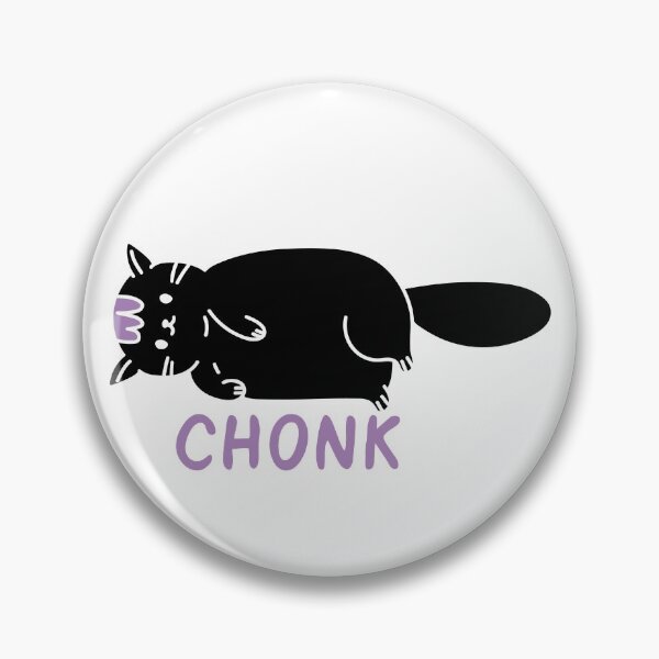 Item preview, Funny Chonk Fat Cat Meme, Oh Lawd He Comin Design designed and sold by SurgicalDesign.
