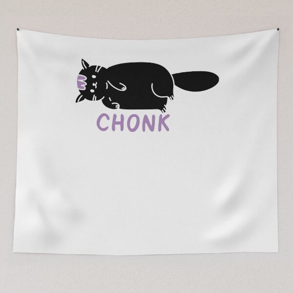 Item preview, Funny Chonk Fat Cat Meme, Oh Lawd He Comin Design designed and sold by SurgicalDesign.