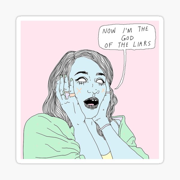 God of the Liars Sticker
