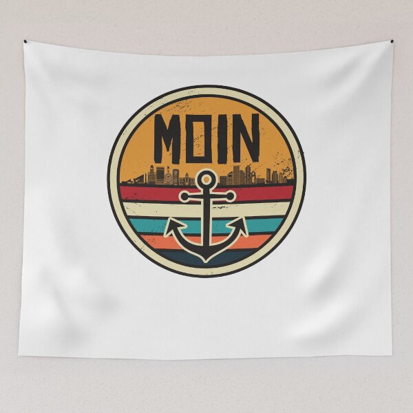 Item preview, Moin Anker Wi Snackt Platt Low German gift designed and sold by Renergie.