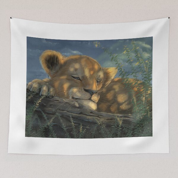 Item preview, Sleepy Lion Cub designed and sold by Graham Lefroy.