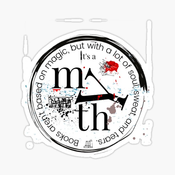 The myth of writing magic Sticker