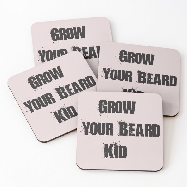 Item preview, Grow Your Beard, Kid designed and sold by badassgentleman.