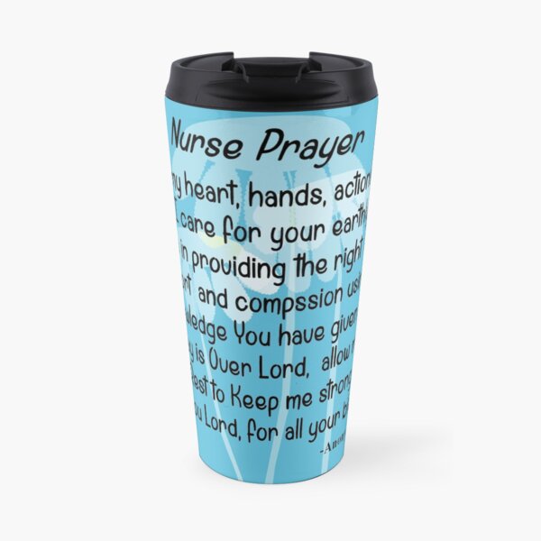 Nurse Prayer Travel Mug