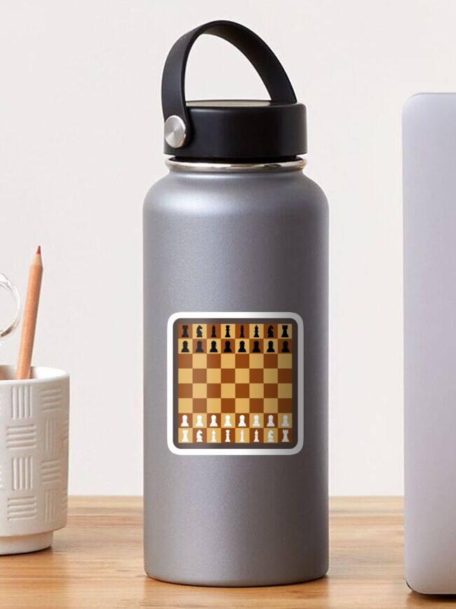 Chess Board - Full Classic Setup Simple | Sticker