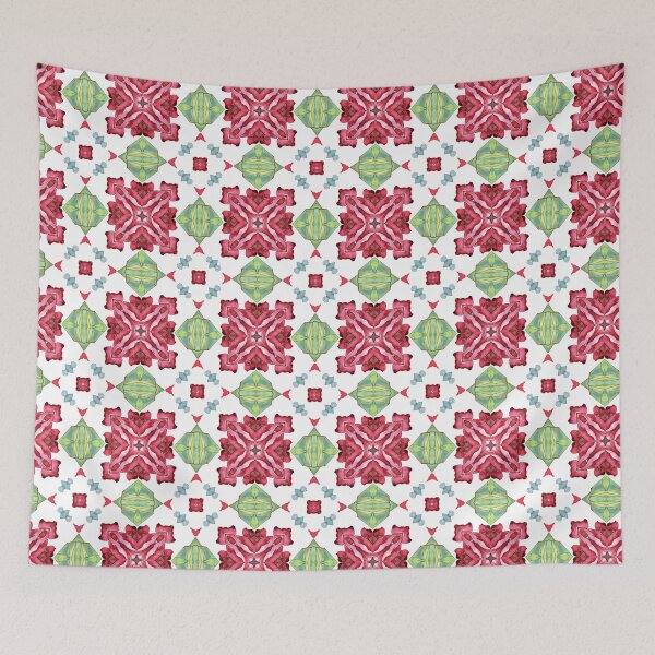 Item preview,  Watercolor Floral Pattern Tile graphic  designed and sold by Openspace2020.