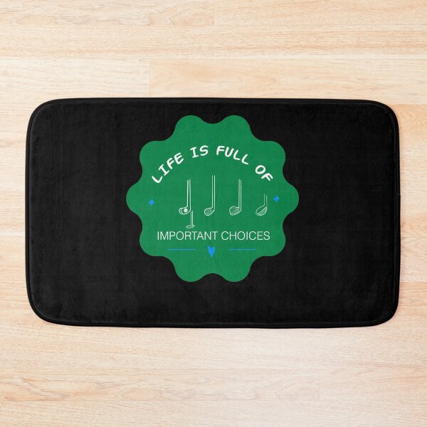 Item preview, Funny Life Is Full Of Important Choices Golf Lovers Design designed and sold by SurgicalDesign.