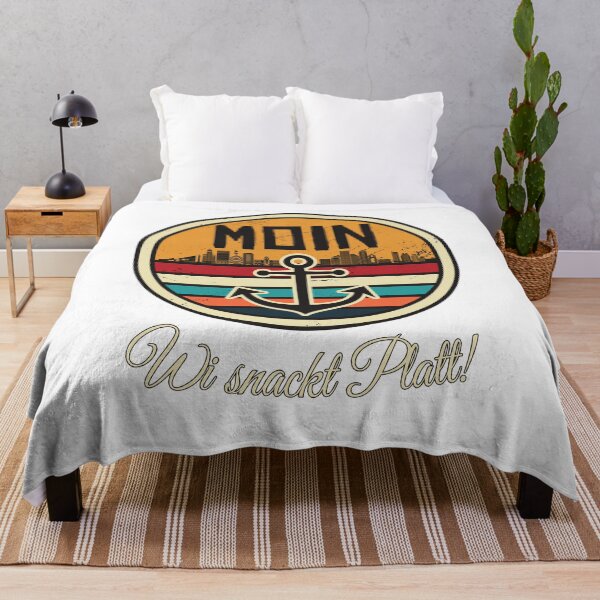 Item preview, Moin Anker Wi Snackt Platt Low German gift designed and sold by Renergie.