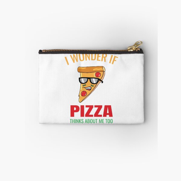 Item preview, I Wonder If Pizza Thinks About Me Too designed and sold by Bella's Merch.