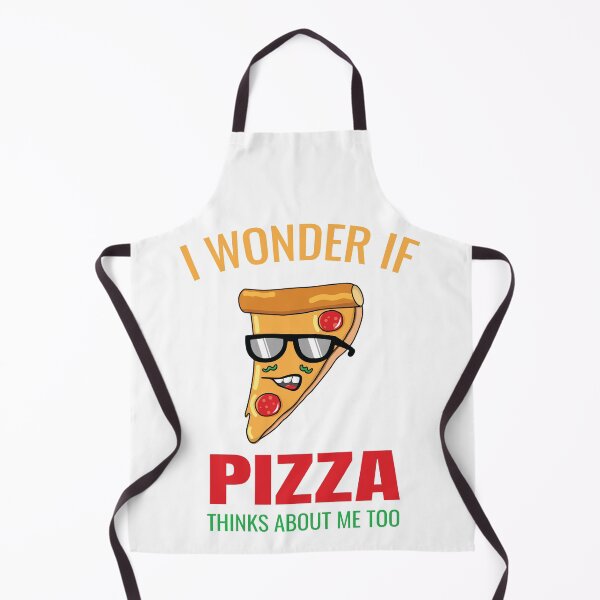 Item preview, I Wonder If Pizza Thinks About Me Too designed and sold by Bella's Merch.
