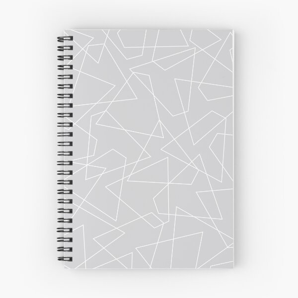 Item preview, Abstract geometric pattern - gray and white. designed and sold by K.S ART.