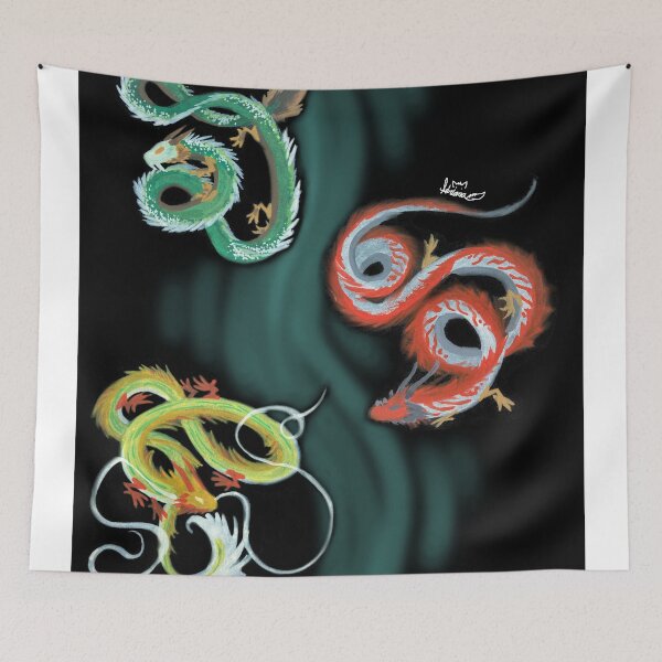 Item preview, Dancing dragons designed and sold by Belladonna Demon.