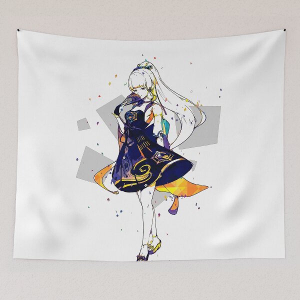 Item preview, Ayaka - Genshin Impact pop art designed and sold by MyRetroArt.