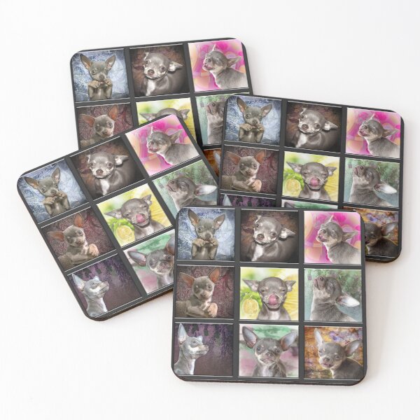 Item preview, Cheeky Chihuahua Expressions. Cute funny faces. designed and sold by BarbaraGlebska.