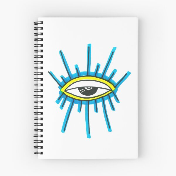 Item preview, Trippy Third Eye Awakening - Blue Yellow designed and sold by BohoMoon.