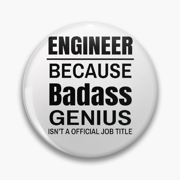 Item preview, Understanding Engineers - Engineer because badass genius isnt a official job title designed and sold by Bella's Merch.