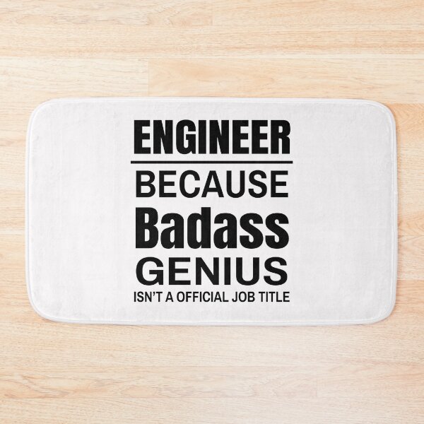 Item preview, Understanding Engineers - Engineer because badass genius isnt a official job title designed and sold by Bella's Merch.