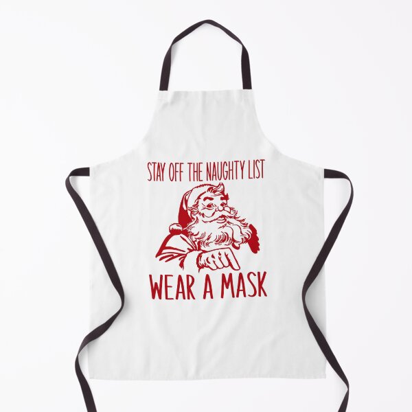 Item preview, Stay off the Naughty List Mask designed and sold by LolasTees.