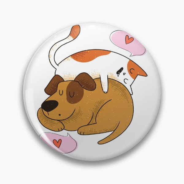 Item preview, Perro y gato perezoso mejor amigo designed and sold by Chvisit.