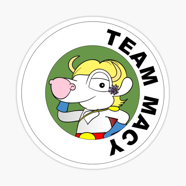 Team Macy sticker Sticker
